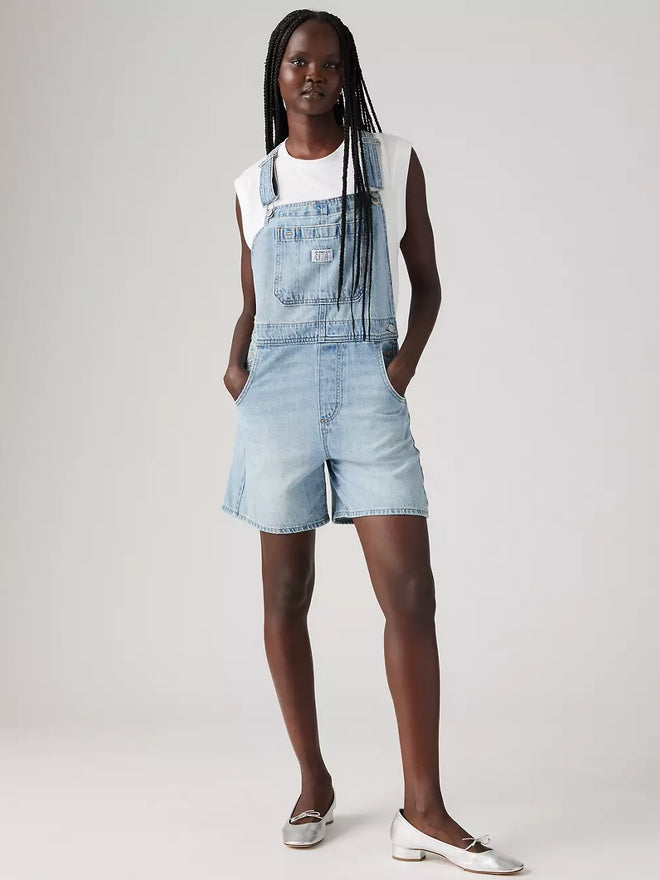 levi's® women's utility shortalls 001UY0000XXS- Light Indigo  – Levi's Hong Kong