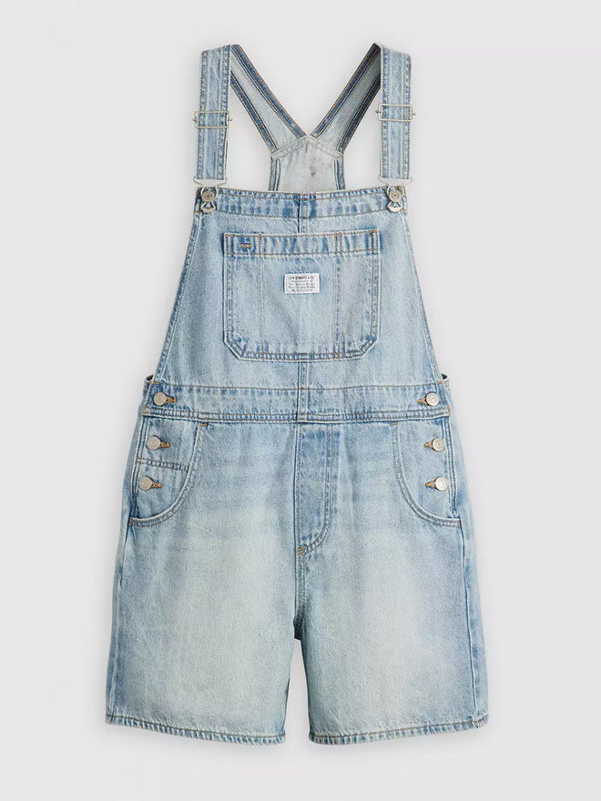 levi's® women's utility shortalls 001UY0000XXS- Light Indigo  – Levi's Hong Kong