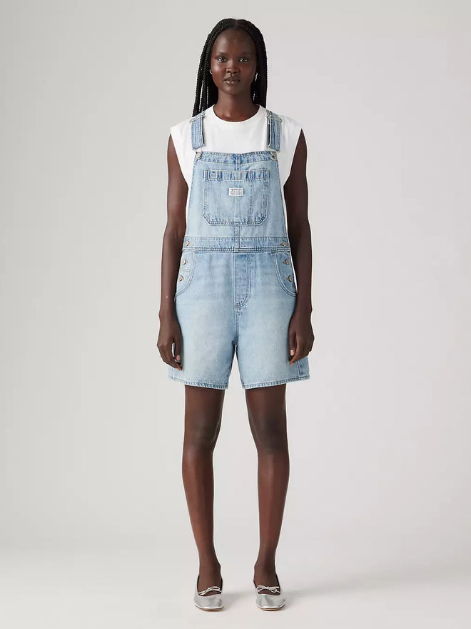 levi's® women's utility shortalls 001UY0000XXS- Light Indigo  – Levi's Hong Kong
