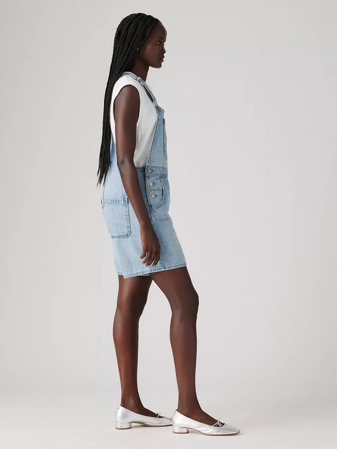levi's® women's utility shortalls 001UY0000XXS- Light Indigo  – Levi's Hong Kong