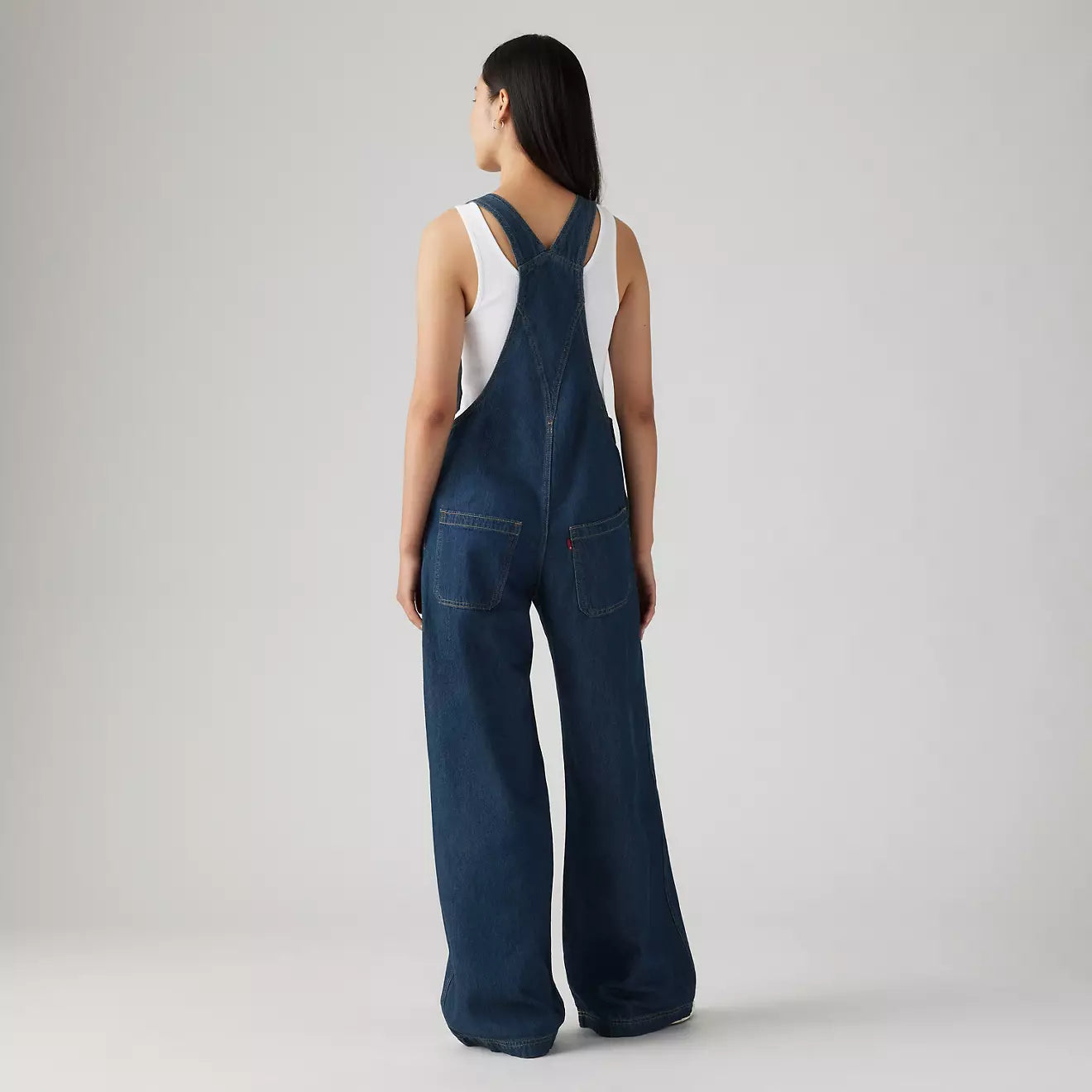 levi's® xl 工裝連身褲 | 女裝   001V00005XXS- Dark Indigo – Levi's 香港