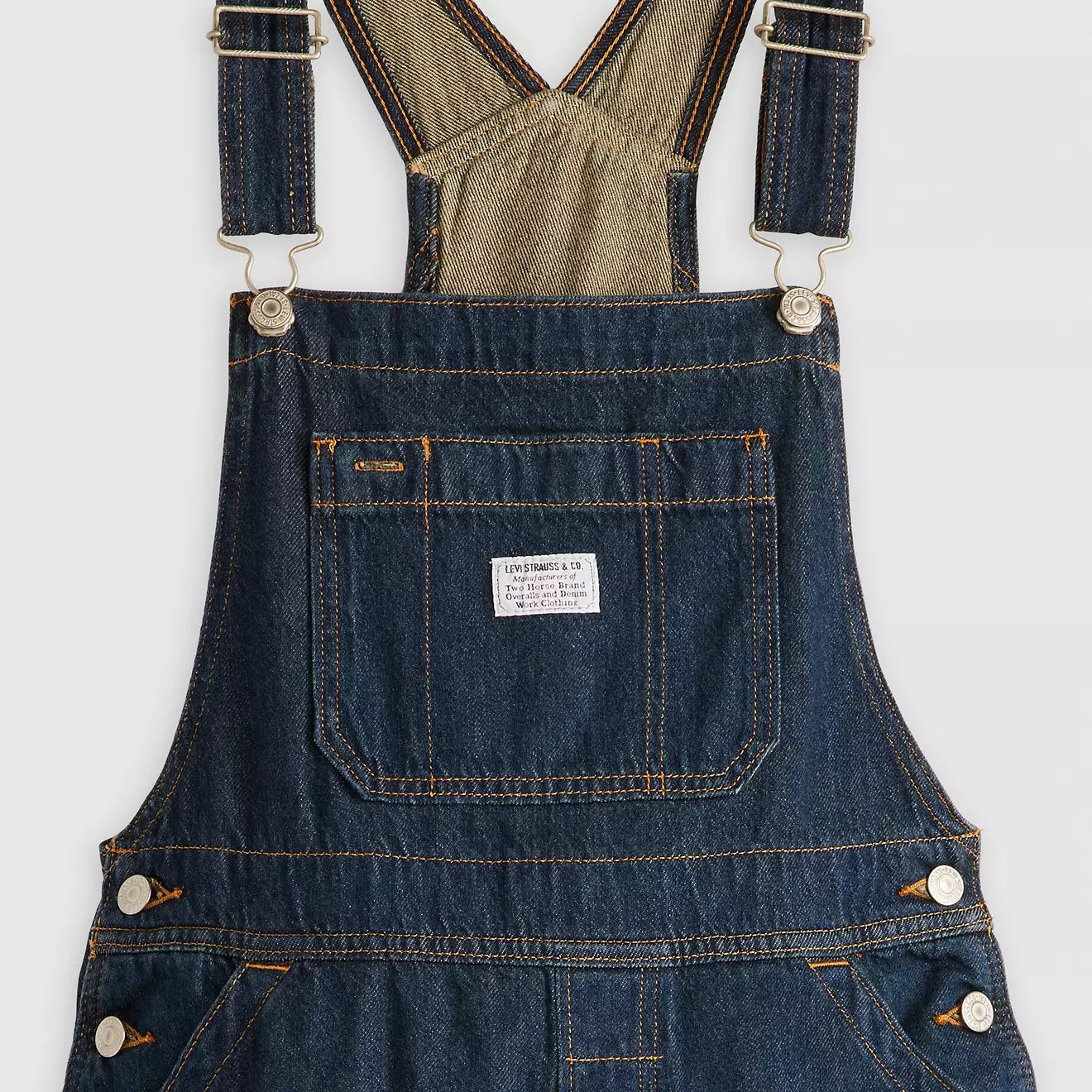 levi's® xl 工裝連身褲 | 女裝   001V00005XXS- Dark Indigo – Levi's 香港