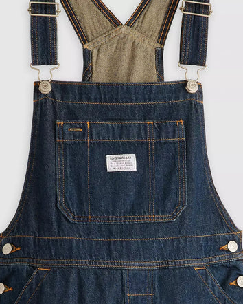 levi's® xl 工裝連身褲 | 女裝   001V00005XXS- Dark Indigo  – Levi's 香港