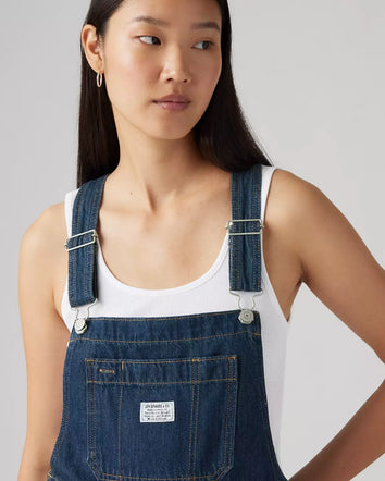 levi's® xl 工裝連身褲 | 女裝   001V00005XXS- Dark Indigo  – Levi's 香港