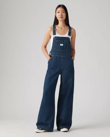 levi's® xl 工裝連身褲 | 女裝   001V00005XXS- Dark Indigo  – Levi's 香港