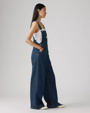 levi's® xl 工裝連身褲 | 女裝   001V00005XXS- Dark Indigo  – Levi's 香港