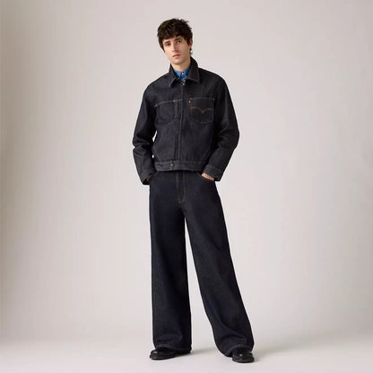 Levi's® Twisted Baggy Wide牛仔褲 | 男裝 - Dark Indigo | Levi's HK