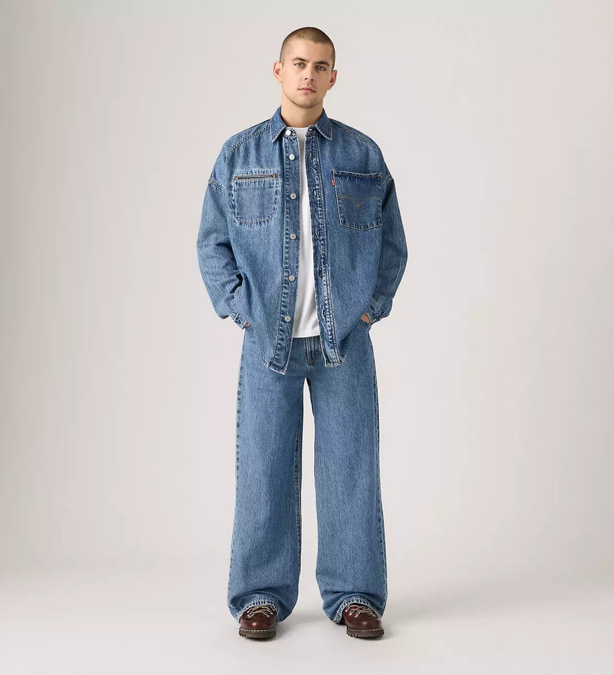 levi's® men's twisted baggy wide jeans 002WK00032830 Medium Indigo – Levi's Hong Kong