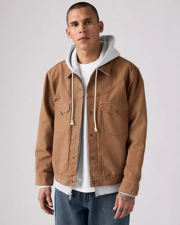 levi's® western shorthorn 牛仔外套 | 男裝 - medium indigo | levi's hk 002WN0002S- Medium Indigo  – Levi's 香港