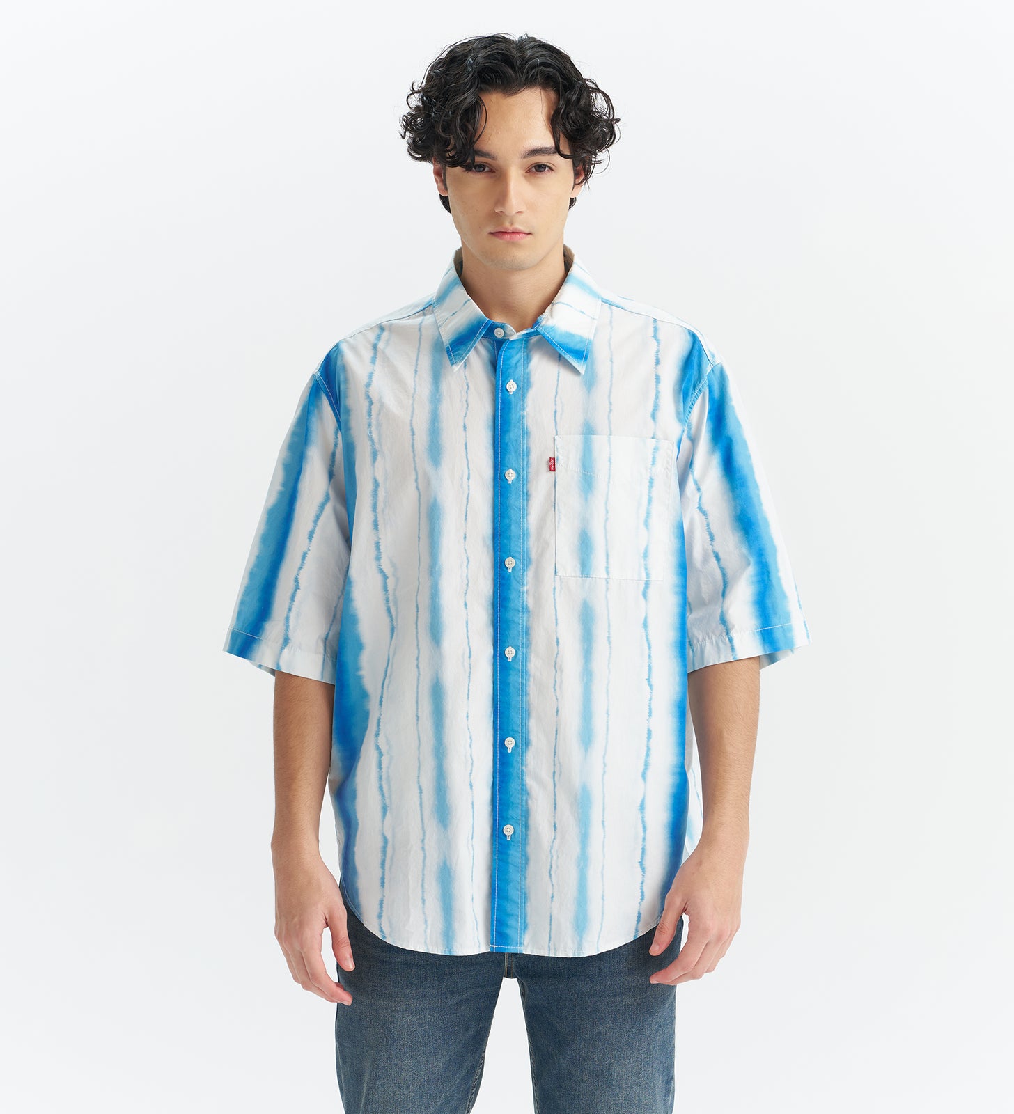 levi’s®  短袖藍條紋恤衫|男裝 002WR0000XS- Multicolor – Levi's 香港