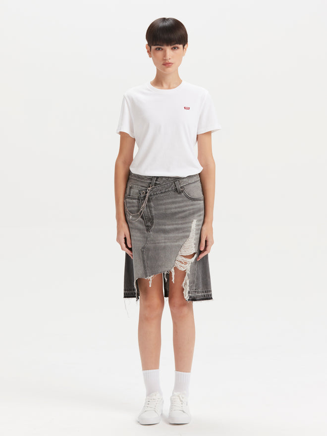 levi's®rock&roll系列破爛裙襬設計牛仔長裙|女裝 002Y9000023- Black  – Levi's 香港