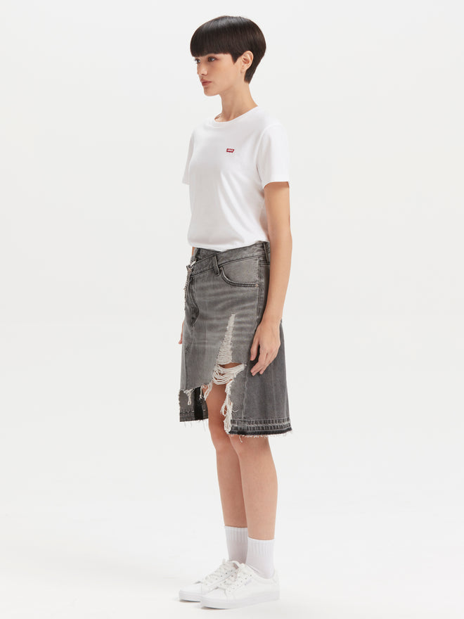 levi's®rock&roll系列破爛裙襬設計牛仔長裙|女裝 002Y9000023- Black  – Levi's 香港