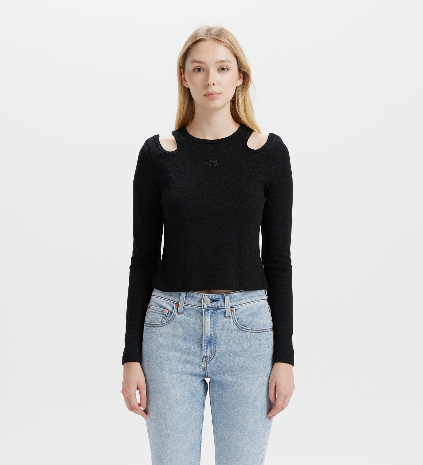 levi's® women's rock & roll long sleeve t-shirt 002YO0001XS- Black – Levi's Hong Kong