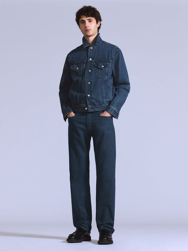 levi’s® blue tab™ 男裝 anchor 寬鬆牛仔褲 0033V00002832 Medium Indigo  – Levi's 香港