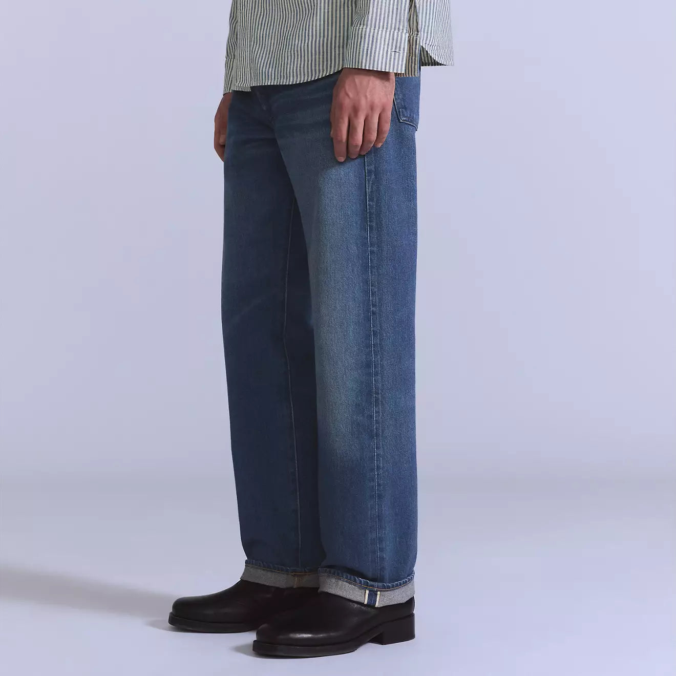 levi’s® blue tab™ anchor relaxed 牛仔褲 |男裝  0033V00012832 Medium Indigo – Levi's 香港