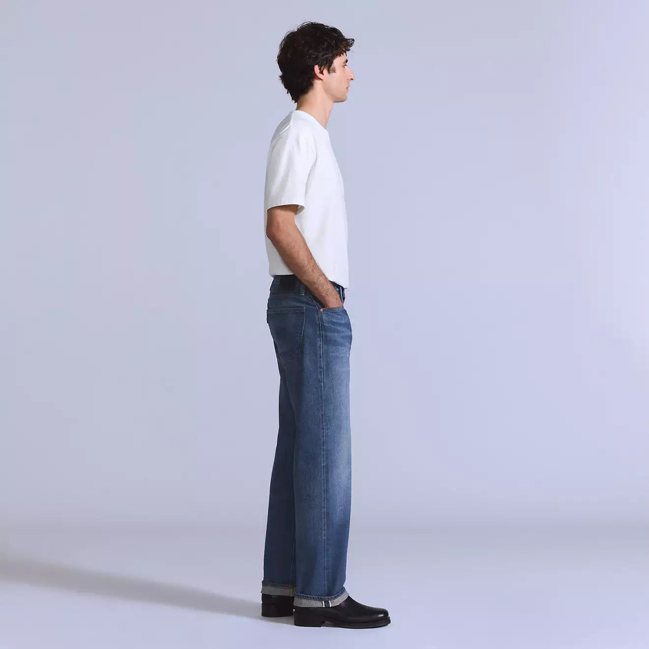 levi’s® blue tab™ anchor relaxed 牛仔褲 |男裝  0033V00012832 Medium Indigo – Levi's 香港
