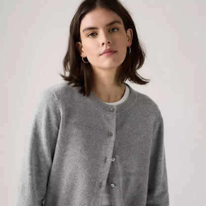 Levi's® 柔軟船領開胸毛衣 | 女裝