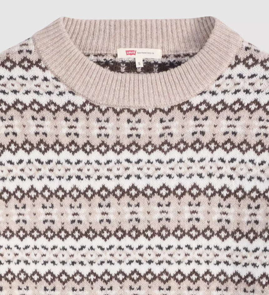 levi's® women's ines fairisle sweater 0037V0000XS- Multicolor – Levi's Hong Kong