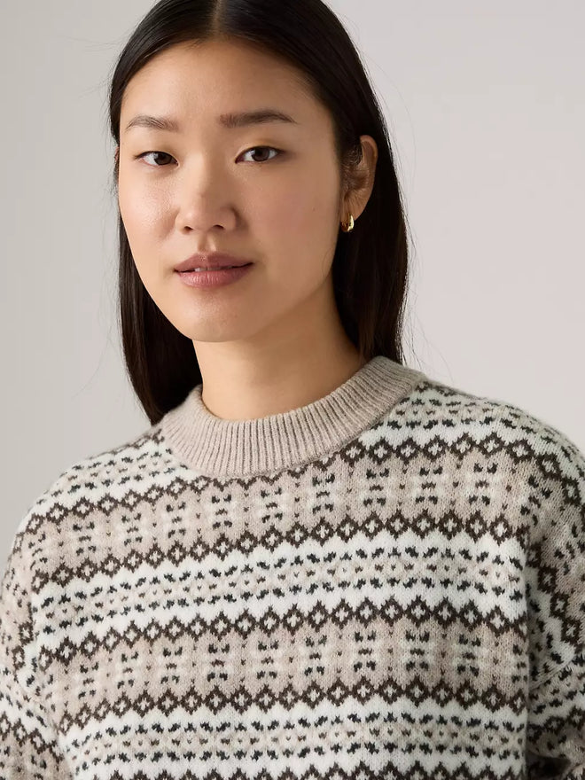 levi's® ines fairisle 針織毛衣|女裝 0037V0000XS- Multicolor  – Levi's 香港