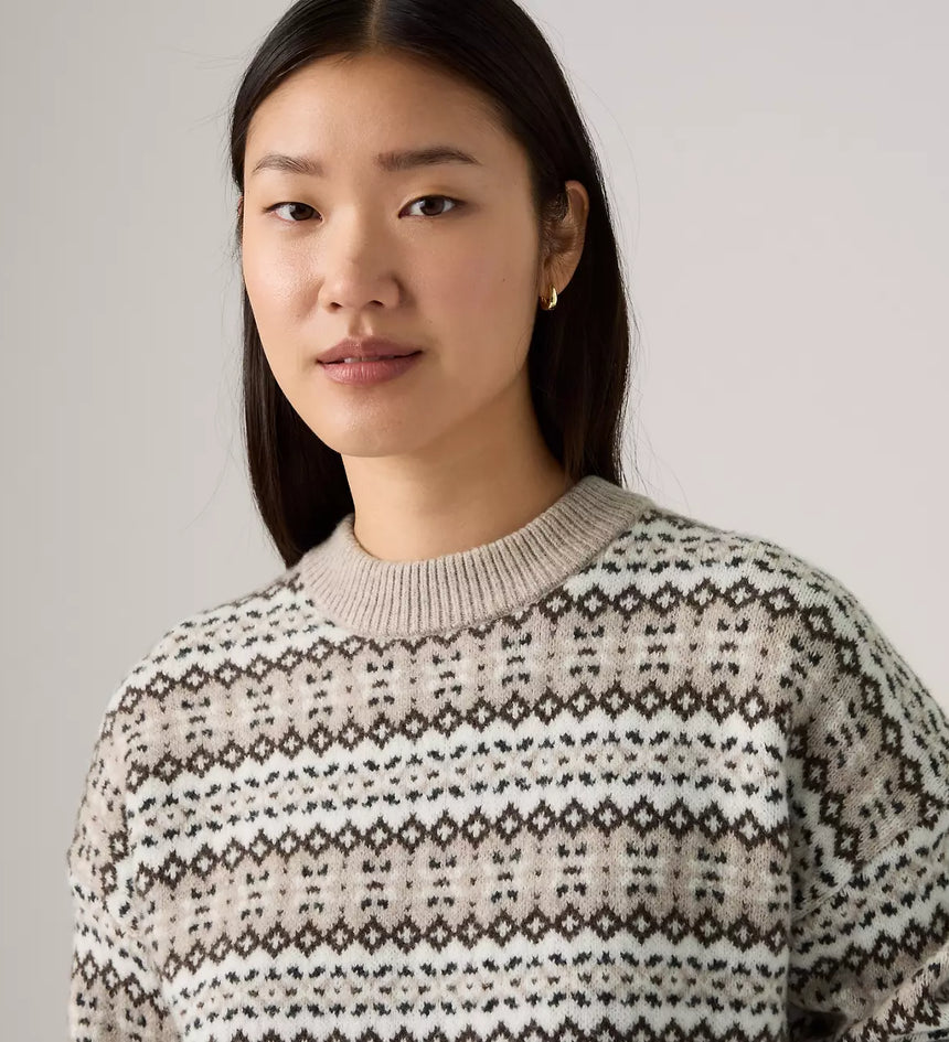 levi's® women's ines fairisle sweater 0037V0000XS- Multicolor – Levi's Hong Kong
