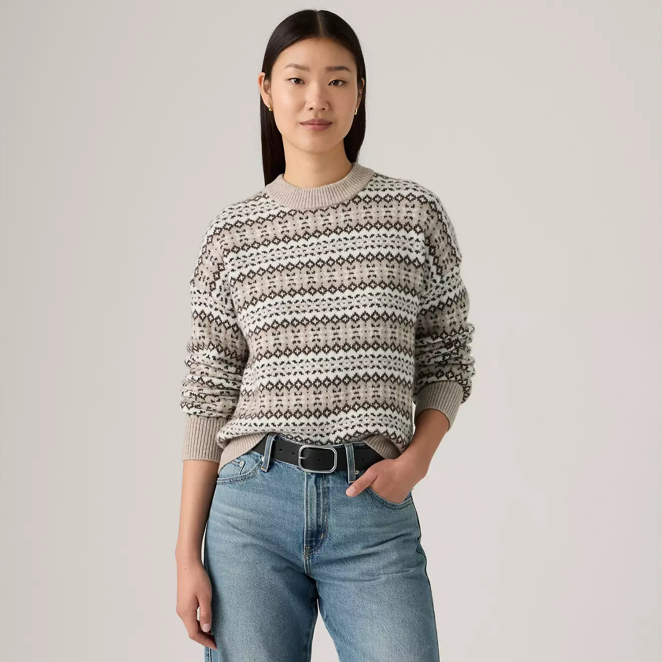 levi's® ines fairisle 針織毛衣|女裝 0037V0000XS- Multicolor – Levi's 香港
