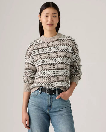 levi's® women's ines fairisle sweater 0037V0000XS- Multicolor  – Levi's Hong Kong
