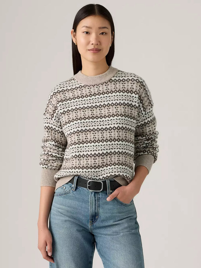 levi's® ines fairisle 針織毛衣|女裝 0037V0000XS- Multicolor  – Levi's 香港