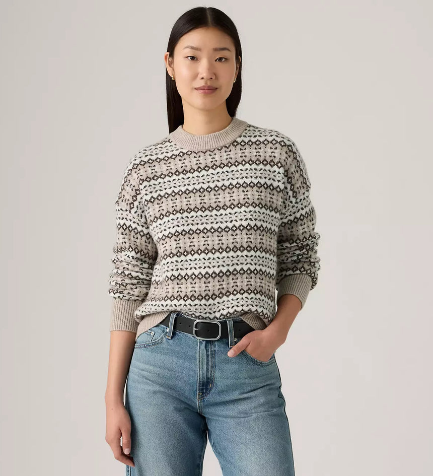 levi's® women's ines fairisle sweater 0037V0000XS- Multicolor – Levi's Hong Kong