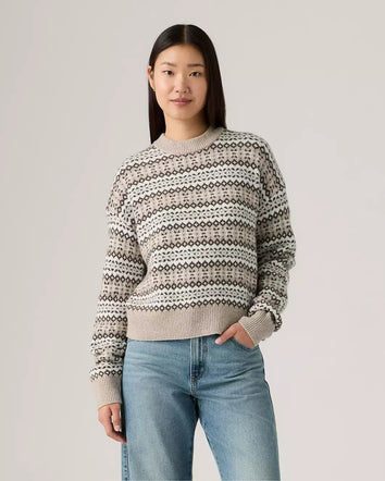 levi's® women's ines fairisle sweater 0037V0000XS- Multicolor  – Levi's Hong Kong