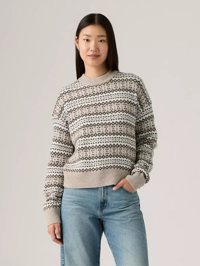 levi's® ines fairisle 針織毛衣|女裝 0037V0000XS- Multicolor  – Levi's 香港