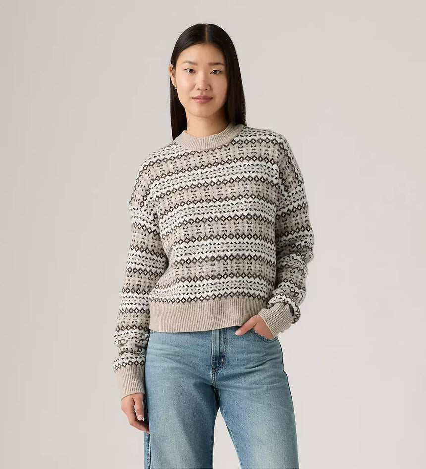 levi's® women's ines fairisle sweater 0037V0000XS- Multicolor – Levi's Hong Kong