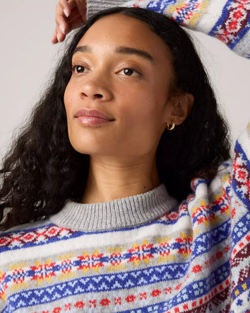 levi's® women's ines fairisle sweater 0037V0003XS- Multicolor  – Levi's Hong Kong