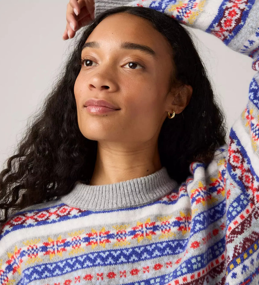 levi's® women's ines fairisle sweater 0037V0003XS- Multicolor – Levi's Hong Kong