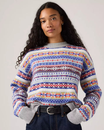 levi's® women's ines fairisle sweater 0037V0003XS- Multicolor  – Levi's Hong Kong