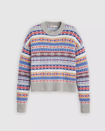 levi's® women's ines fairisle sweater 0037V0003XS- Multicolor  – Levi's Hong Kong
