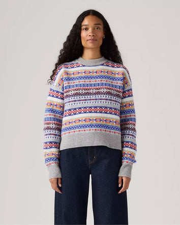 levi's® women's ines fairisle sweater 0037V0003XS- Multicolor  – Levi's Hong Kong
