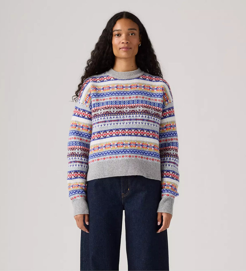 levi's® women's ines fairisle sweater 0037V0003XS- Multicolor – Levi's Hong Kong
