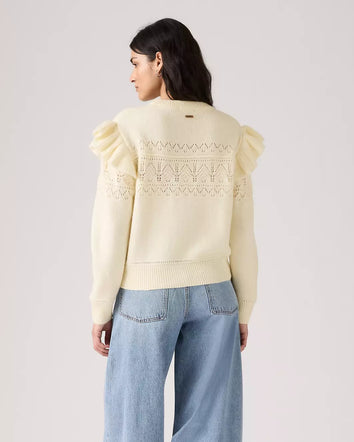 levi's® women's shane flutter sleeve sweater 0037X0000XS- Multicolor  – Levi's Hong Kong