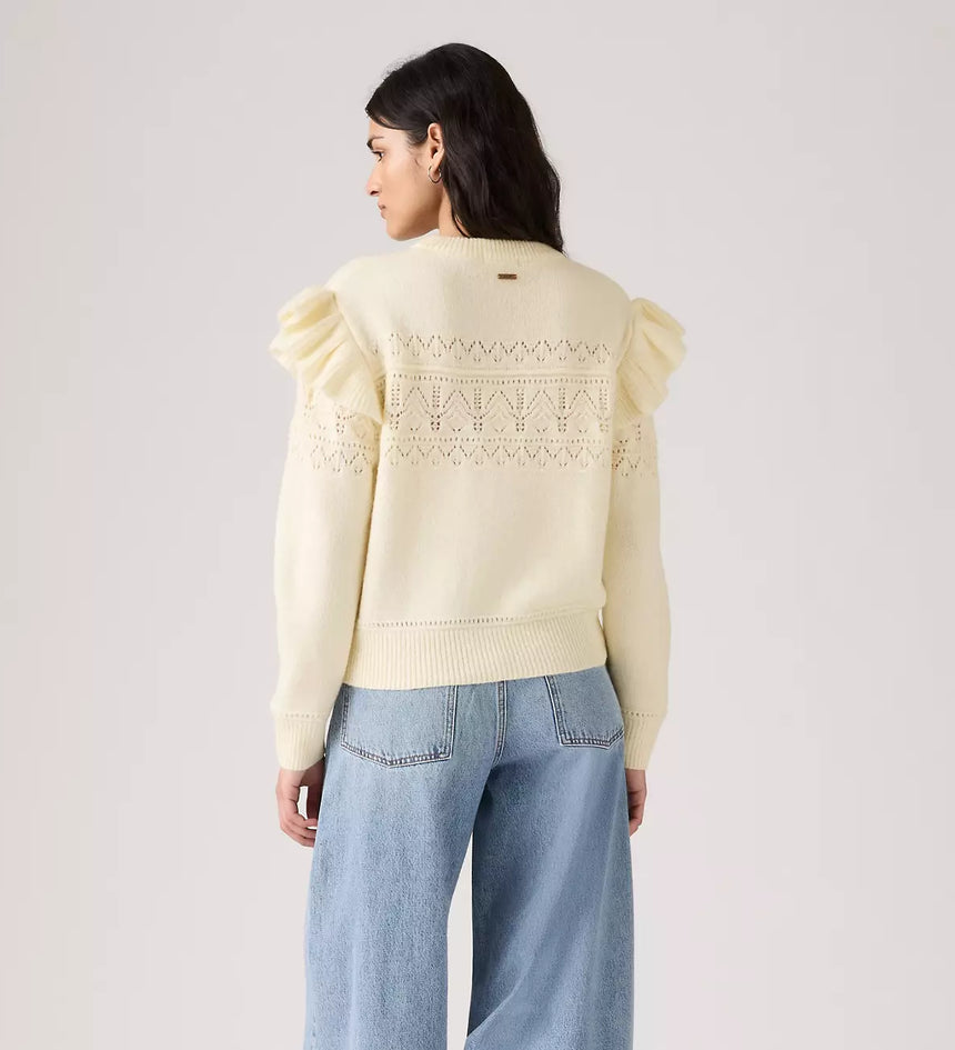 levi's® women's shane flutter sleeve sweater 0037X0000XS- Multicolor – Levi's Hong Kong