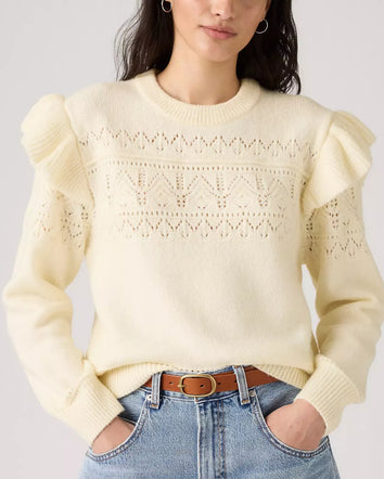 levi's® women's shane flutter sleeve sweater 0037X0000XS- Multicolor  – Levi's Hong Kong