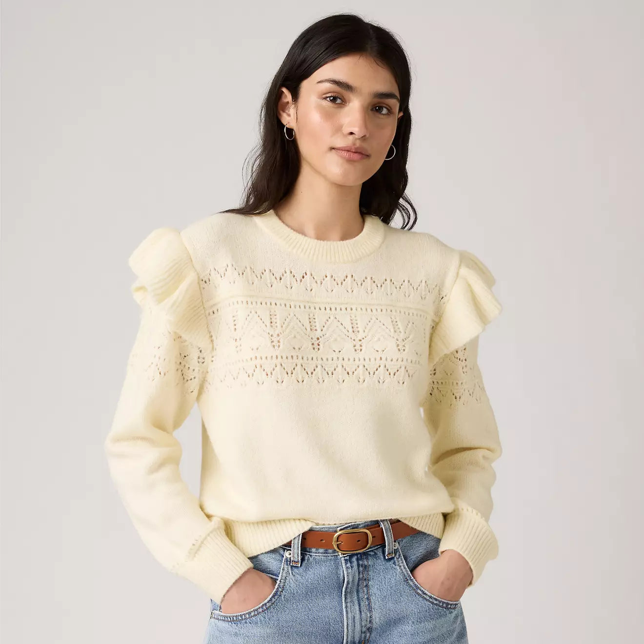 Levi's® Women's Shane Flutter Sleeve Sweater