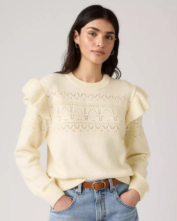 levi's® women's shane flutter sleeve sweater 0037X0000XS- Multicolor  – Levi's Hong Kong