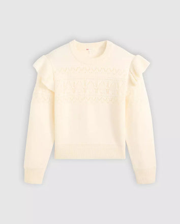 levi's® women's shane flutter sleeve sweater 0037X0000XS- Multicolor  – Levi's Hong Kong