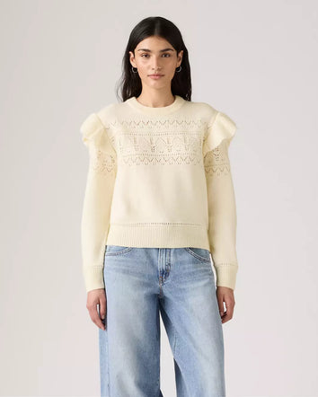 levi's® women's shane flutter sleeve sweater 0037X0000XS- Multicolor  – Levi's Hong Kong