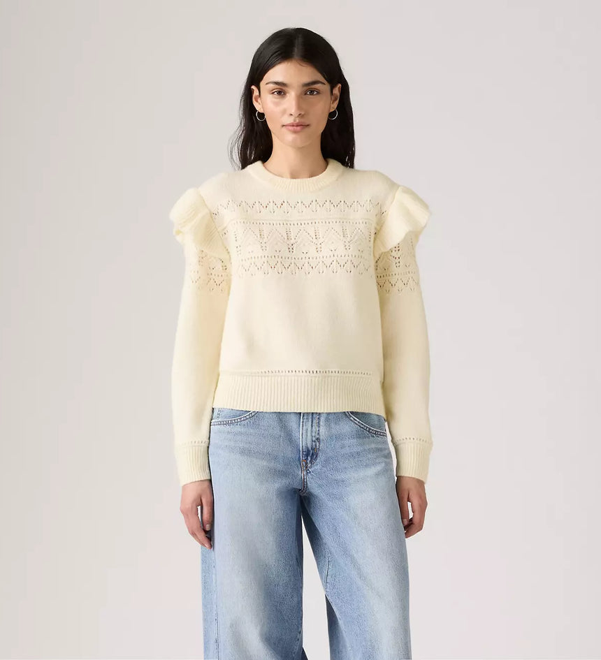 levi's® women's shane flutter sleeve sweater 0037X0000XS- Multicolor – Levi's Hong Kong