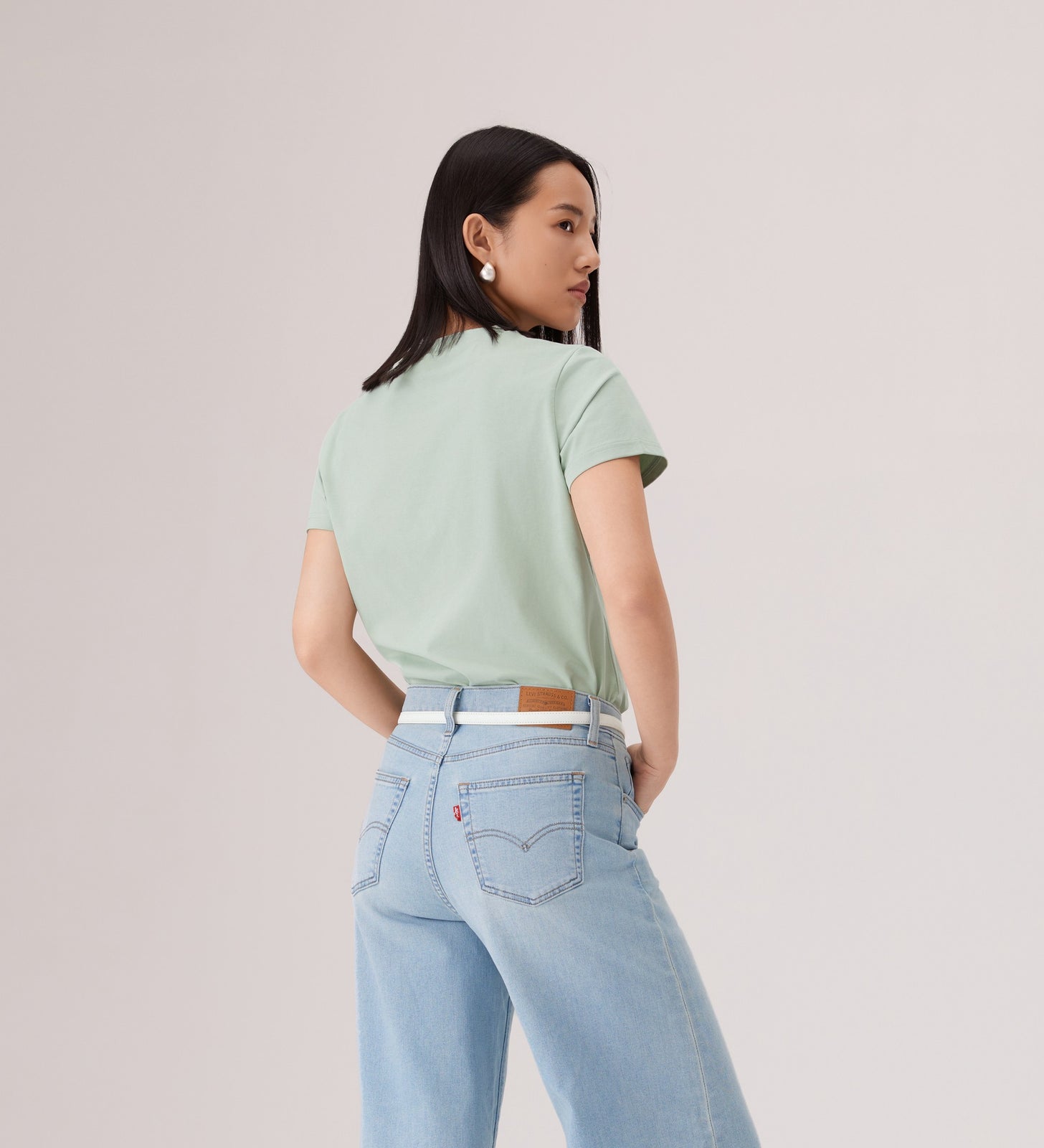  levi's® 防 uv 短袖 t恤 | 女裝 006QP0002S- Green – Levi's 香港
