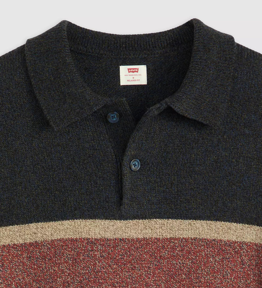 levi's® men's redwood rugby sweater 003B90001XS- Multicolor – Levi's Hong Kong