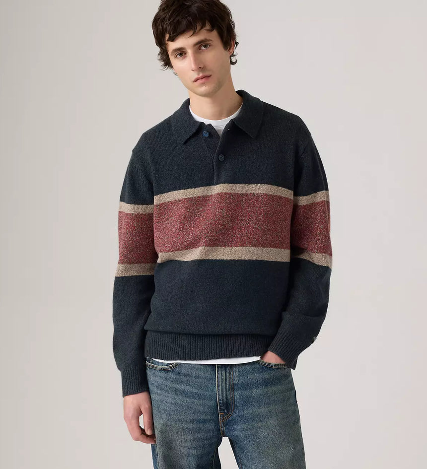 levi's® men's redwood rugby sweater 003B90001XS- Multicolor – Levi's Hong Kong