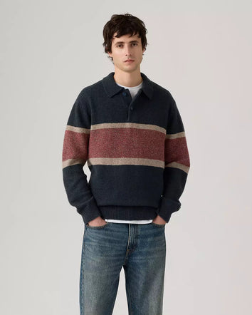 levi's® men's redwood rugby sweater 003B90001XS- Multicolor  – Levi's Hong Kong