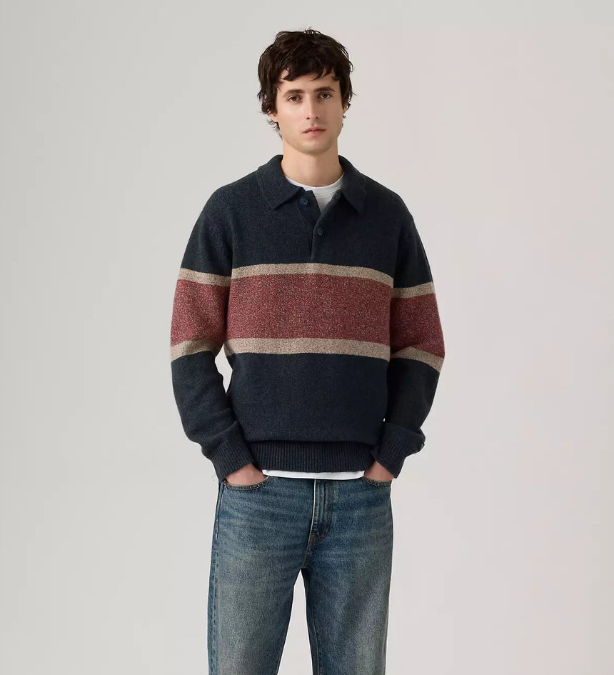 levi's® men's redwood rugby sweater 003B90001XS- Multicolor – Levi's Hong Kong